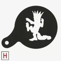 Hot chocolate / coffee stencil - Where the wild things are