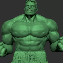 Hulk bust