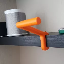 IKEA LAK shelf 3d Printer Filament Holder.