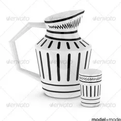 Isi jug and cup