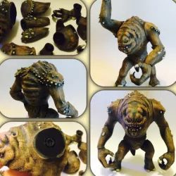 Jabba's Rancor. (posable figure)
