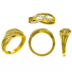 Jewelry 3D CAD Model Of Wedding Ring