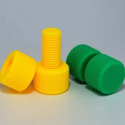 Knurling bolt and nut