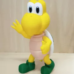 Koopa troopa green (Greeting pose) from Mario games - Multi-color