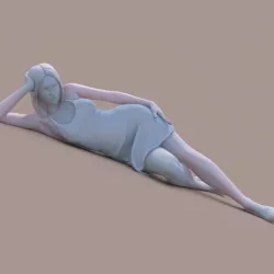 Lady Lying down