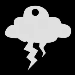 Lightning Cloud Pendant