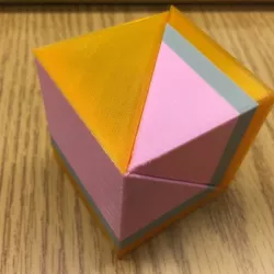 Liu Hui Cube Puzzle/Dissection (Qiandu, Yangma, Bie'nao)