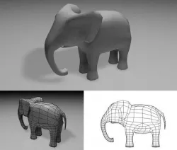 Low-Poly Elephant