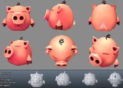 Low Poly Micro Pig Melvin