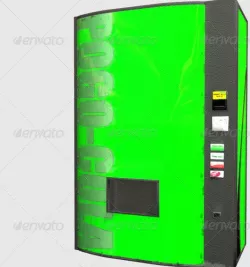 Low Poly Soda Machine