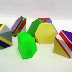 Math Puzzle: Cube Hexagonal Dissection