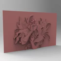 Modern 3D Printing wall frame