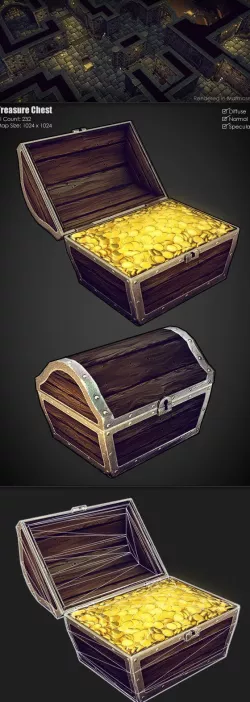 Modular Dungeon Set|Treasure Chest Pack (16 of 20)