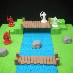 Modular Grassland Tactics Tiles (18mm scale)