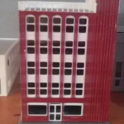 N scale Modern City Apartment Building