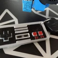 NES Controller Keychain