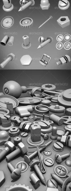 Nuts, Bolts, Screws, Misc.