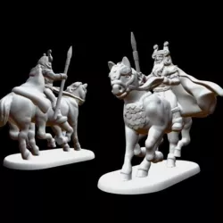 Odin on Sleipnir (18mm scale)