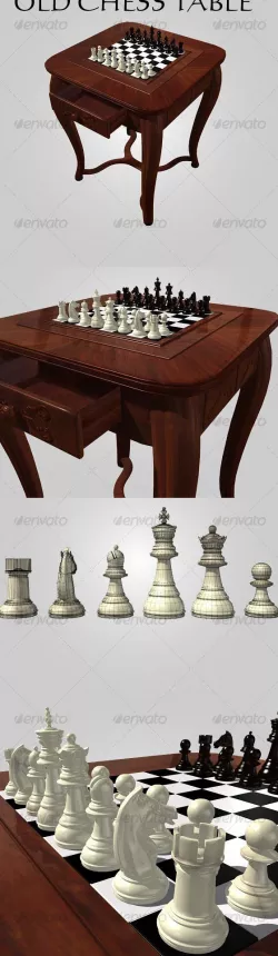 Old Chess Table