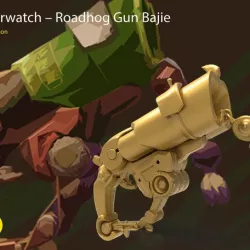 Overwatch Roadhog Gun Bajie