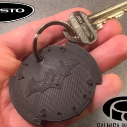 Palmiga Caresto Arkham Car steering wheel cap - Keychain token