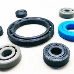 Parametric 3D Printed Steel Ball Bearings