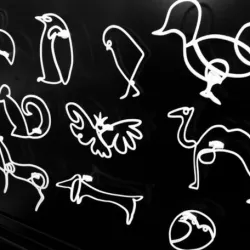 Picasso Animals: Wire Wall Art