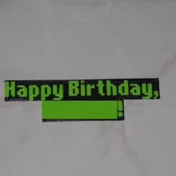 Pixelly font library for OpenSCAD
