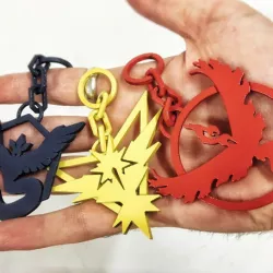 Pokemon Go Teams logo keyrings SLS REMIX