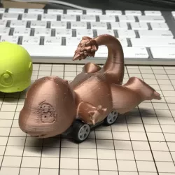 Pokémon - Charmander pull-back car toy