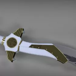 Power Rangers Legacy Legacy Saba Sword replica 3D print model // Power Rangers saba sword