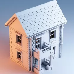 Printable Architecture Kit House 1