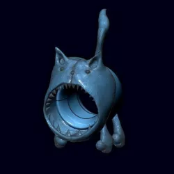 Ring "Evil Toothy Cat".