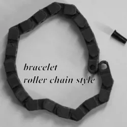 Roller chain bracelet
