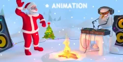 Santa Party 3D Animaton Kit
