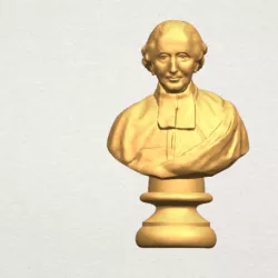Sculpture of a head of man 02