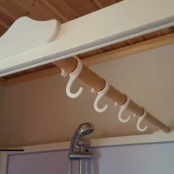 Shower cabin hook accessories