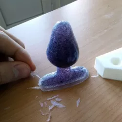 Simple anal plug mold