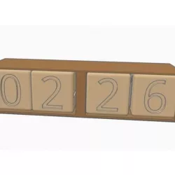 Simple Cube Calendar