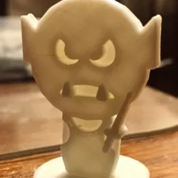 Simple Mini D&D Orc with Sword