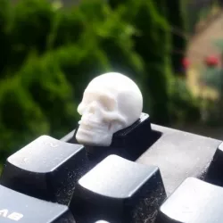 Skull Keycap STL for Cherry MX 3D print model