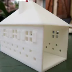 SMALL ILLUMINATED HOUSE
