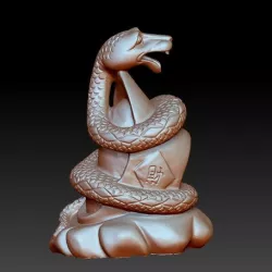 snake 3d model