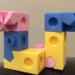Snap cube, Kawai Joint, Interlocking, Math