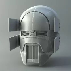 Sniper - Knights of Ren Helmet mask, Star Wars 3D print model