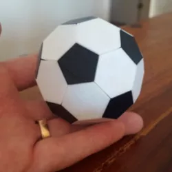 Soccer ball (Truncated icosahedron) assembly