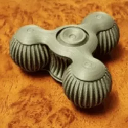 Spinner with massage balls