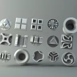 Stamps to leather tool serie01