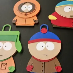 Stan, Kyle, Kenny and Cartman - South Park Characters