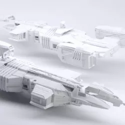 Starship with detachable shuttle/command module